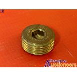 (14) 3/4'' Brass Plug (UNUSED) (TIMES THE MONEY)