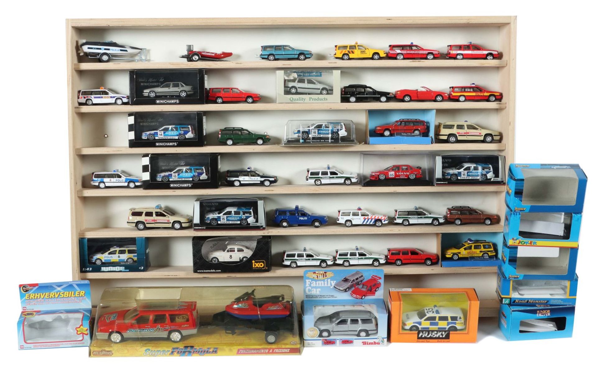 Sammlung Volvo-Modellautos meist