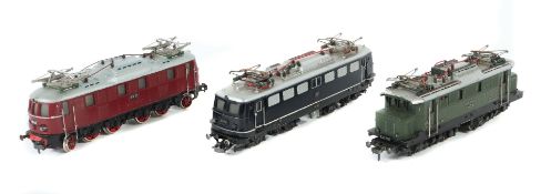 3 E-Lokomotiven Fleischmann, Spur H0,