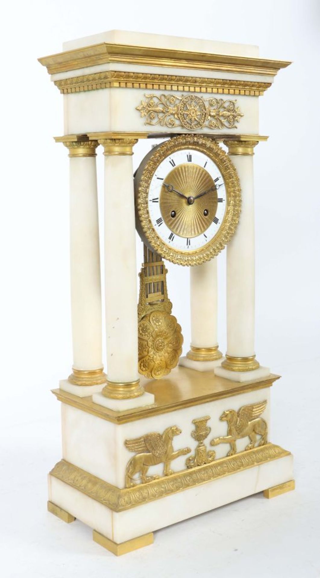 Große Portal-Uhr im Empirestil Anfang - Image 2 of 3