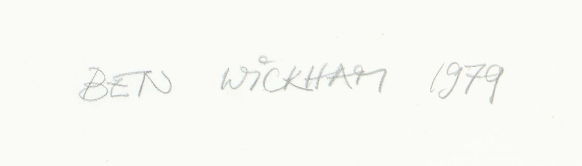 Wickham, Ben Künstler des 20. Jh. - Bild 3 aus 4