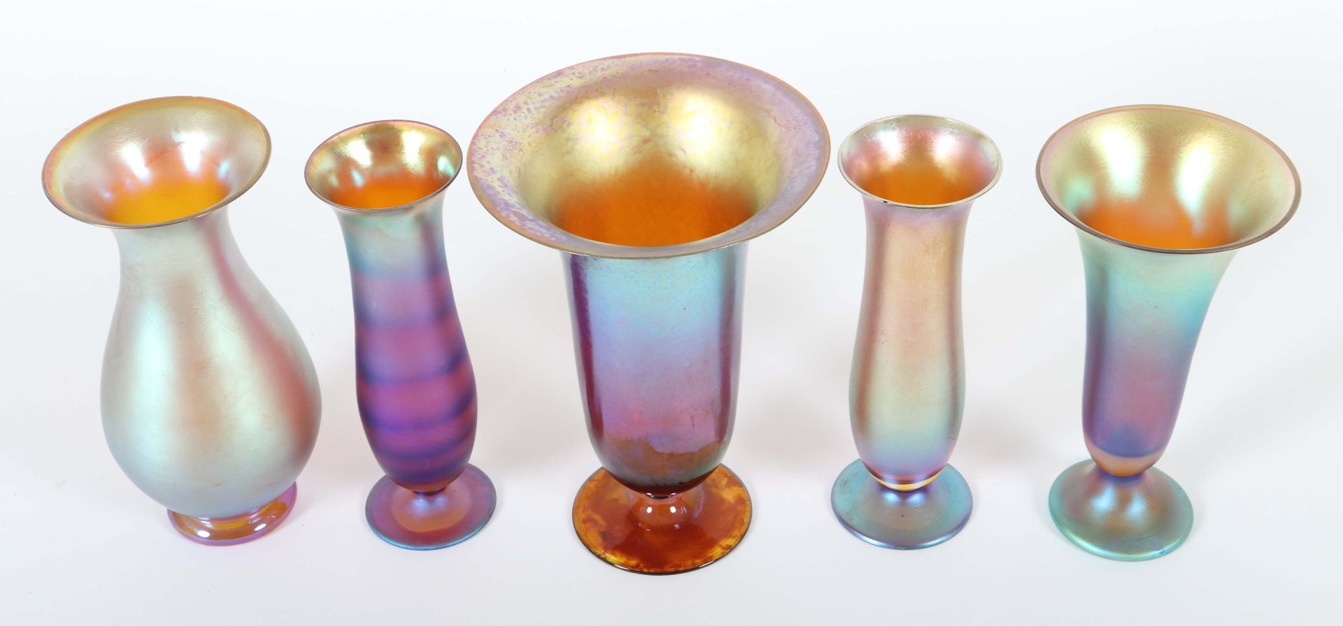 5 variierende "Myra"-Vasen WMF, - Bild 2 aus 2