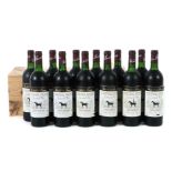 12 Flaschen Cheval Noir Saint-Emilion,