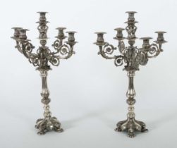 Paar Berliner Kerzenleuchter 1842-47,