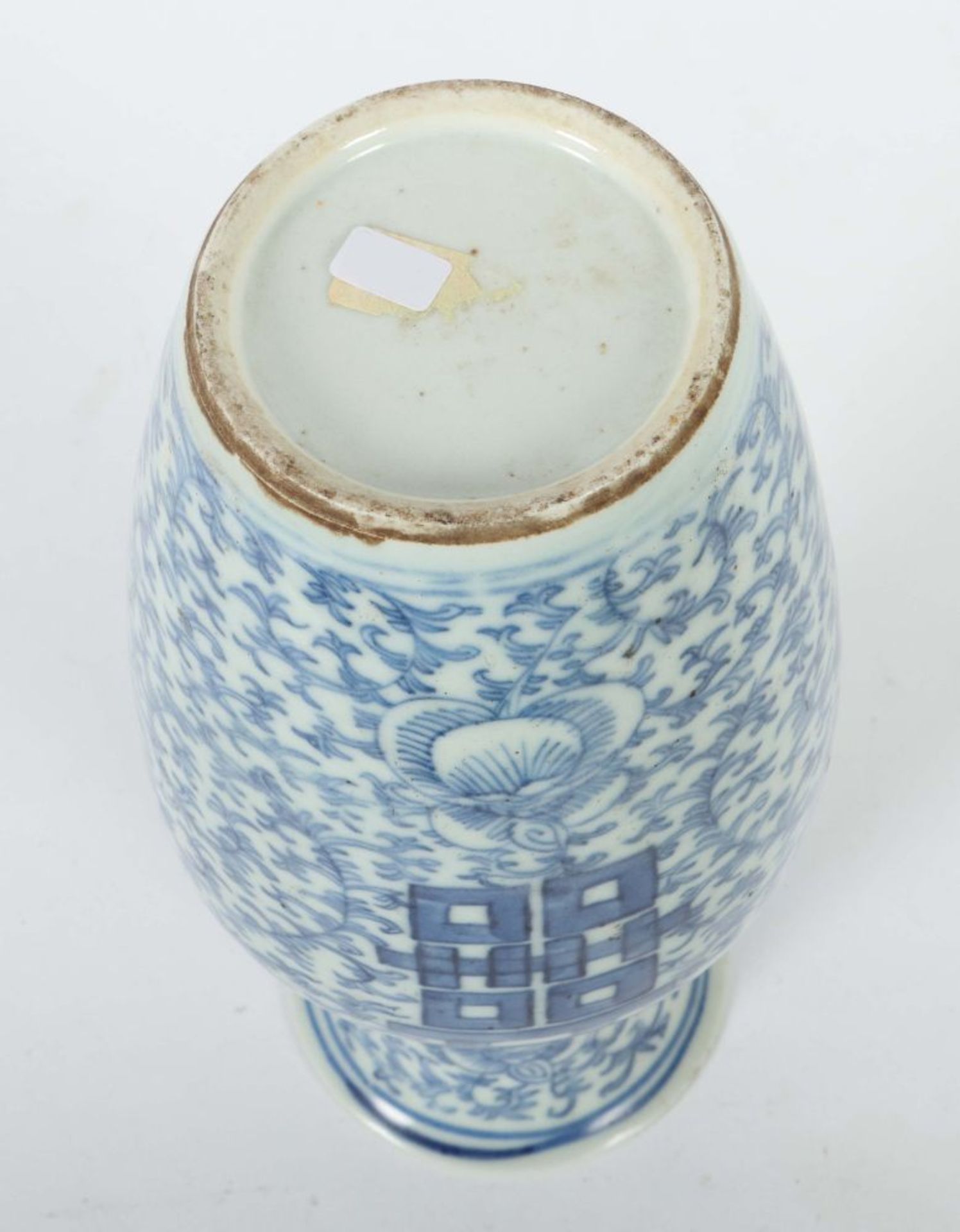Vase im Blau-weiß-Dekor China, um - Image 3 of 4