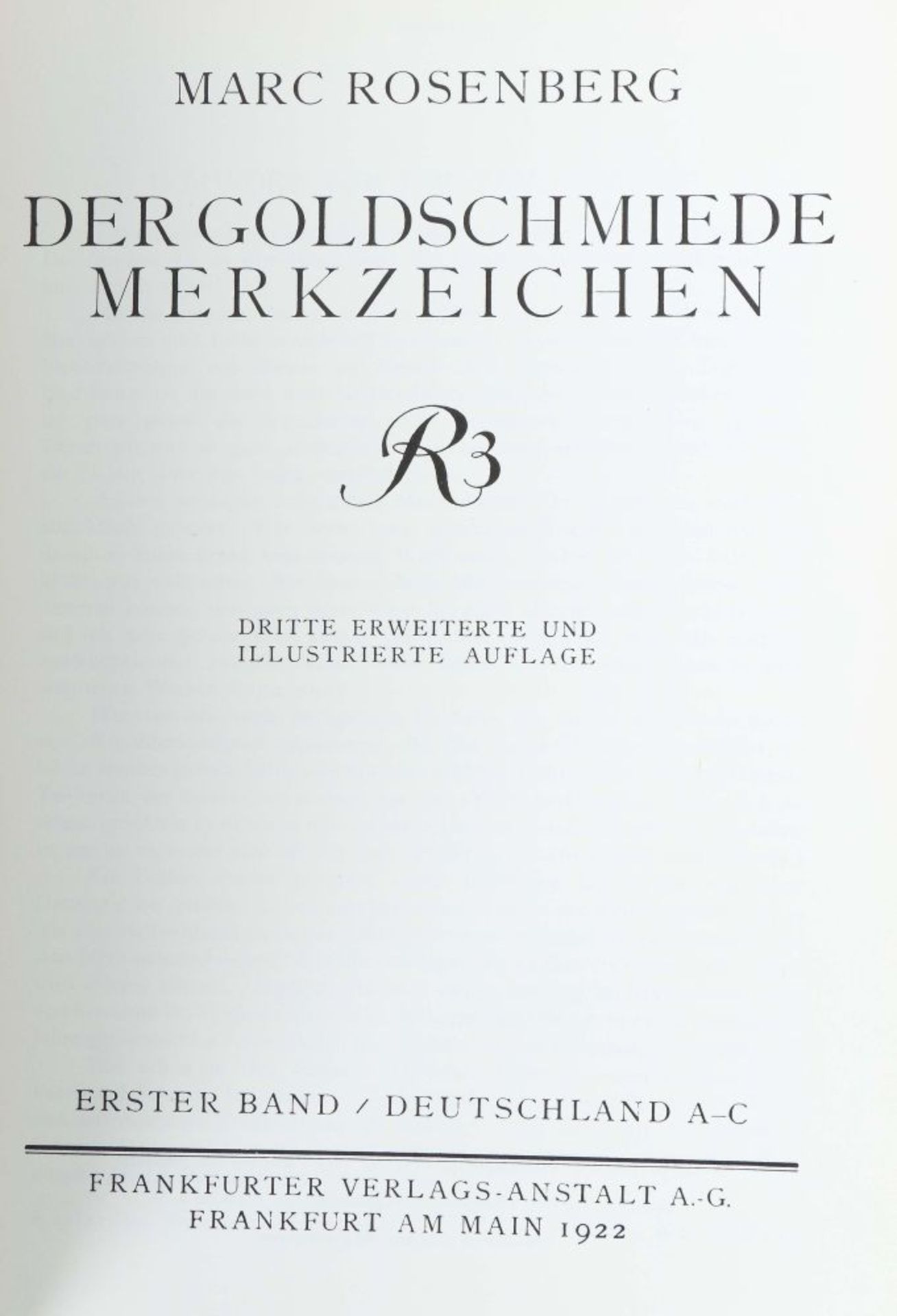 Rosenberg, Marc Der Goldschmiede - Image 3 of 4