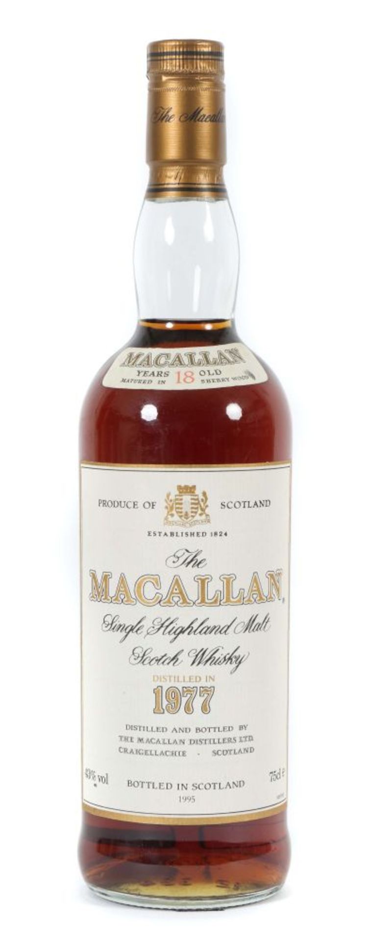 1 Flasche Scotch Whisky Macallan,