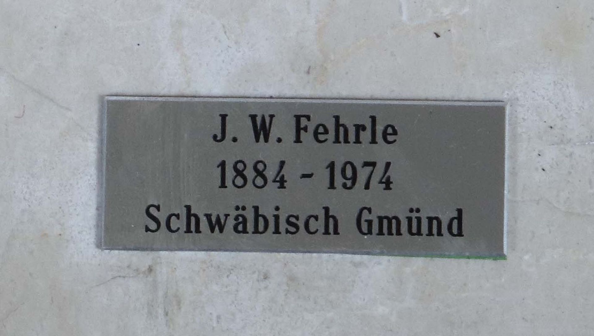 Fehrle, Jakob Wilhelm Schwäbisch Gmünd - Bild 2 aus 2