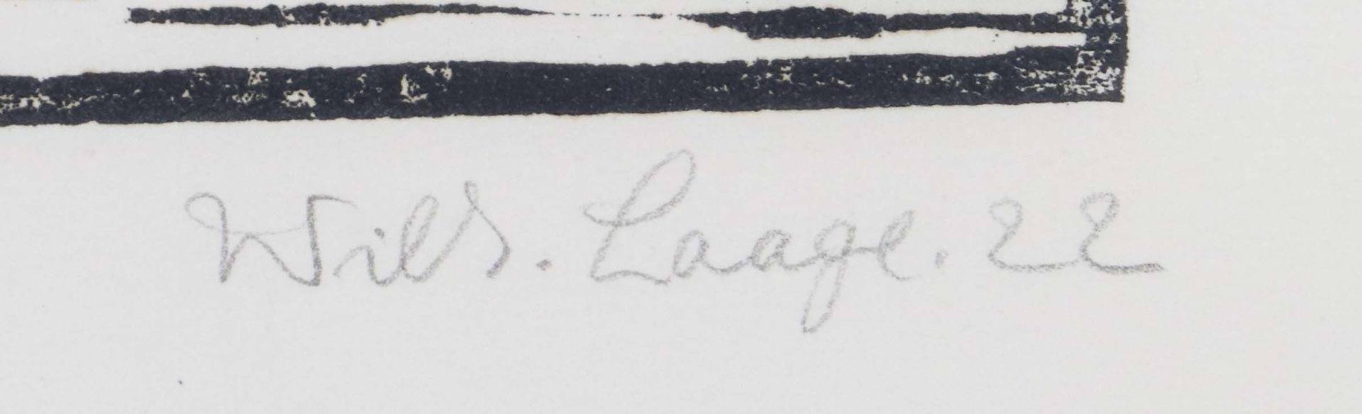 Laage, Wilhelm Stellingen 1868 - 1930 - Bild 3 aus 3