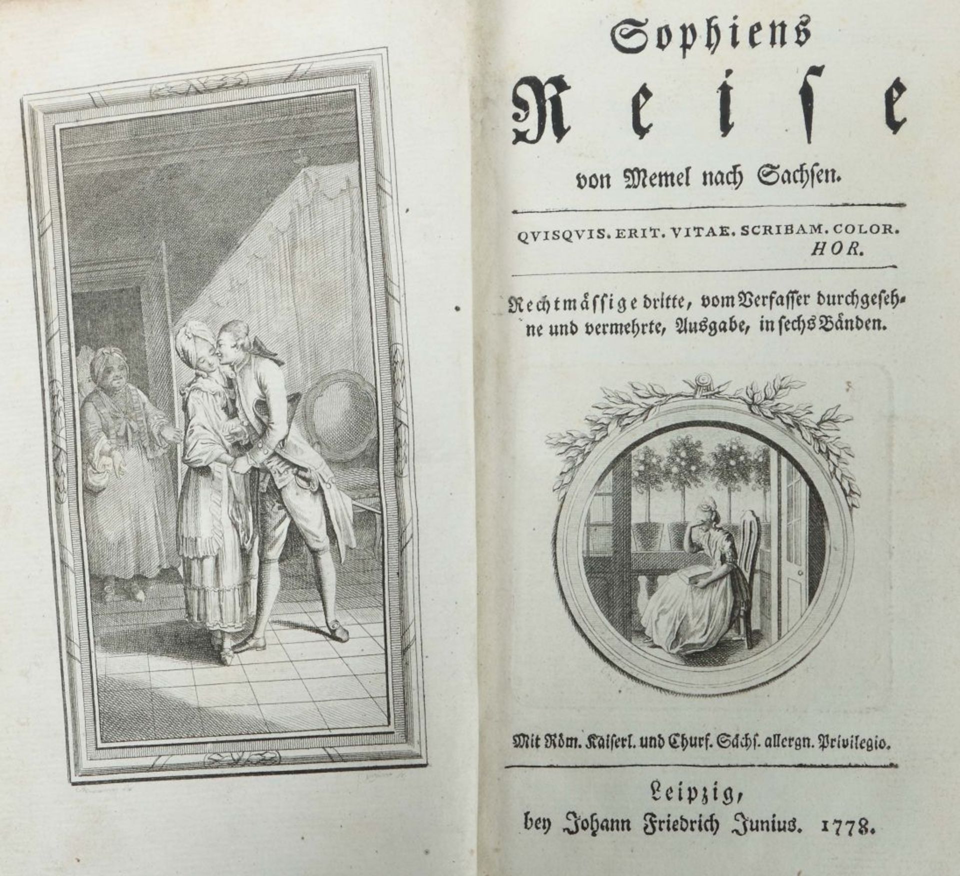 (Hermes, Johann Timotheus) Sophiens - Bild 3 aus 4