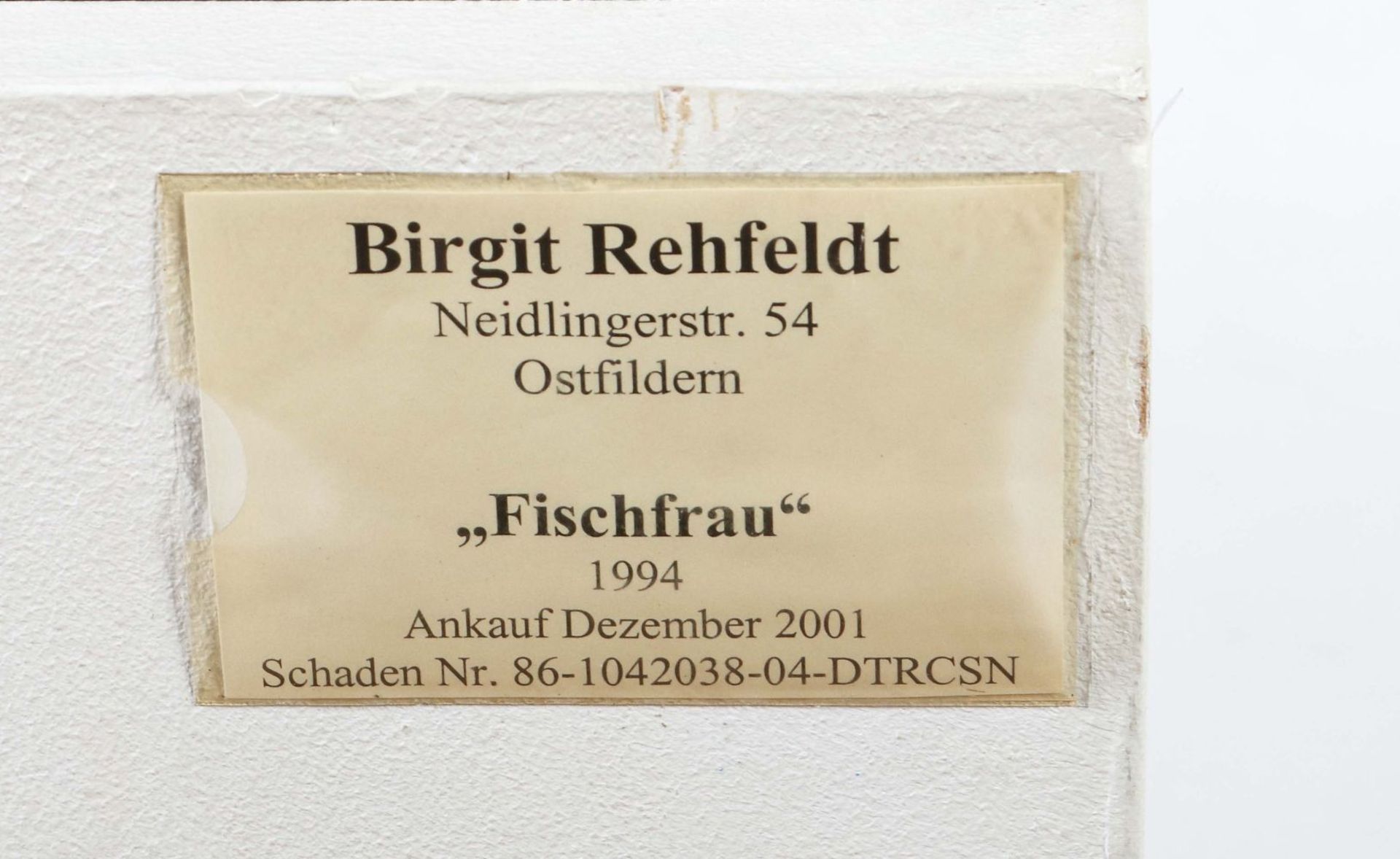 Rehfeldt, Birgit geb. 1965 in Hamburg, - Image 2 of 2