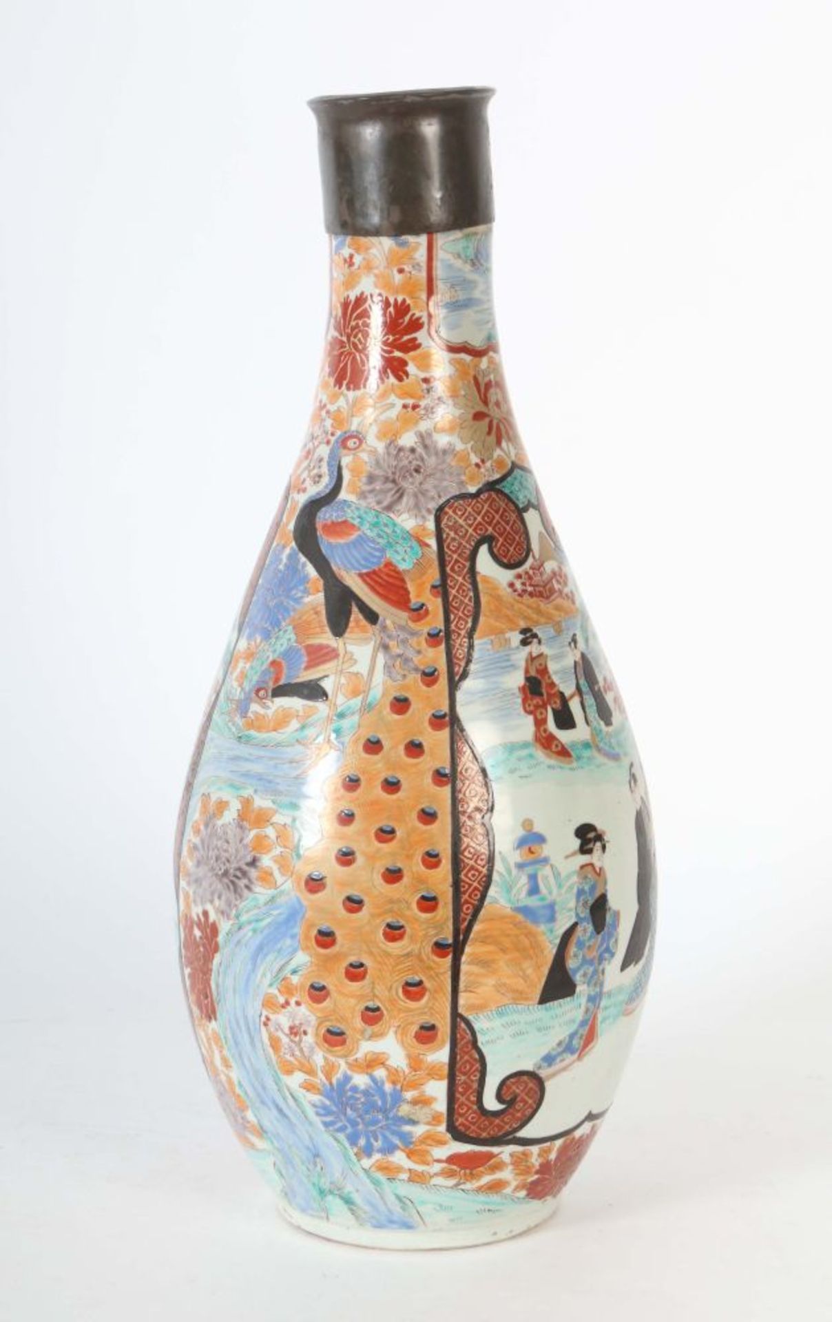 Bodenvase China, 19./20. Jh., heller - Image 3 of 5