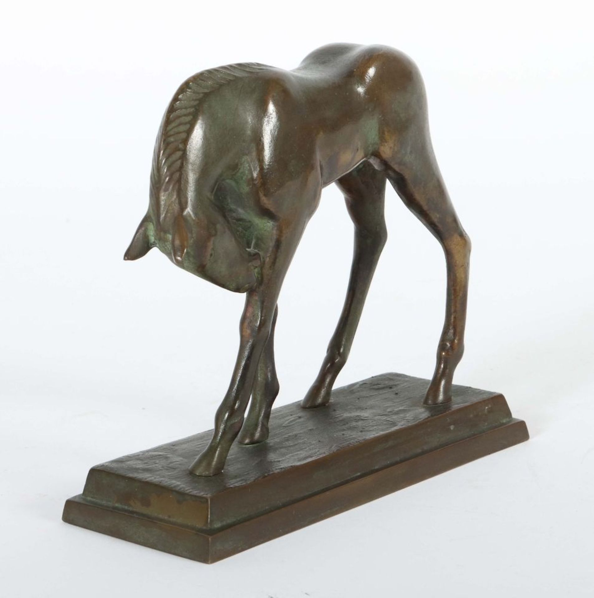 Bildhauer des 20. Jh. "Das Pferd", - Bild 2 aus 3