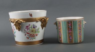 2 Cachepots Potschappel, Carl Thieme,