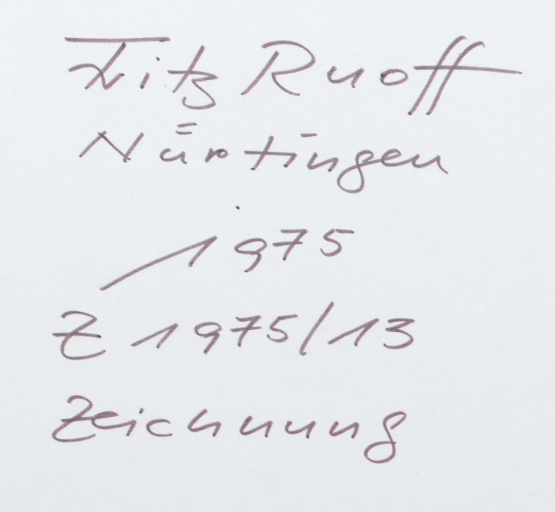 Ruoff, Fritz Nürtingen 1906-1986, war - Image 4 of 5