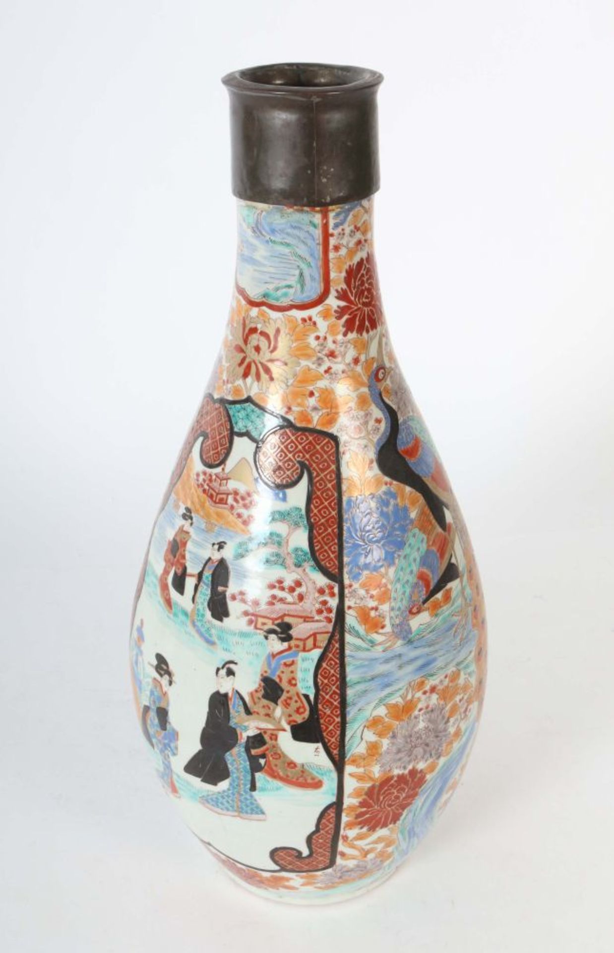 Bodenvase China, 19./20. Jh., heller - Image 4 of 5