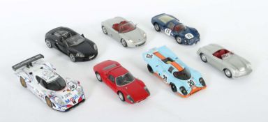 7 Porsche Modelle Maisto, Minichamps,