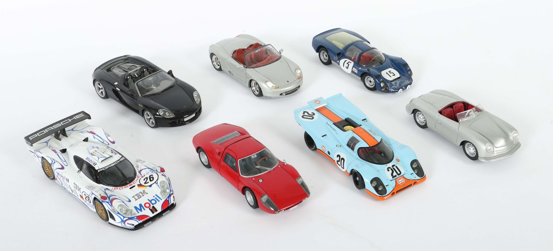 7 Porsche Modelle Maisto, Minichamps,