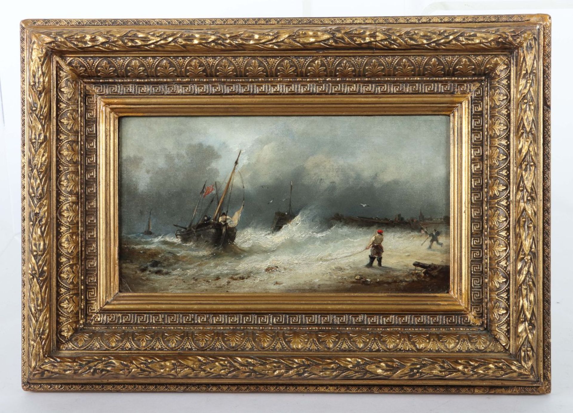 Maler des 19. Jh. "Fischerboote am - Bild 2 aus 3