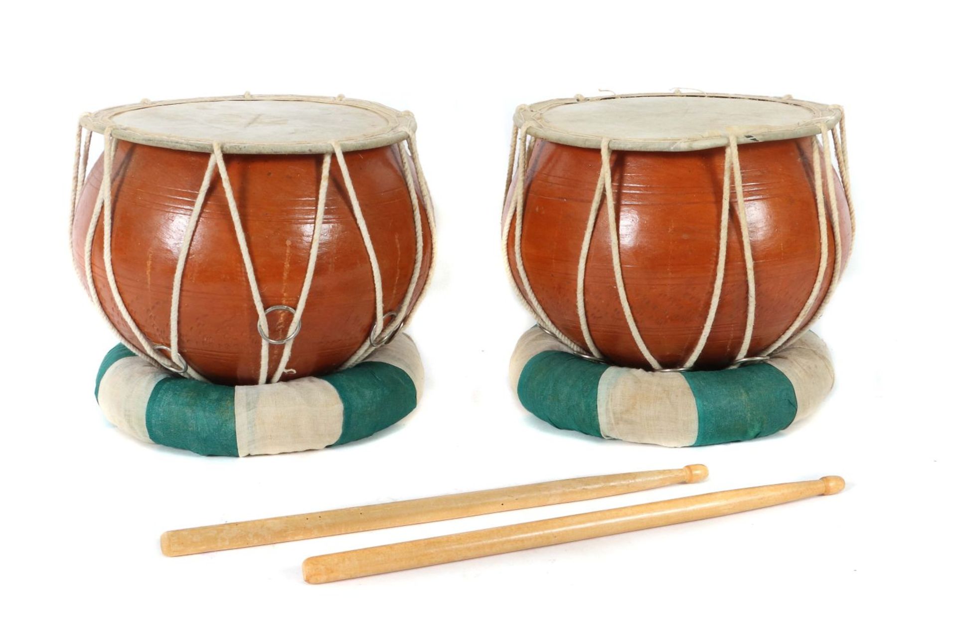 Paar Tabla Indien, 20. Jh.,