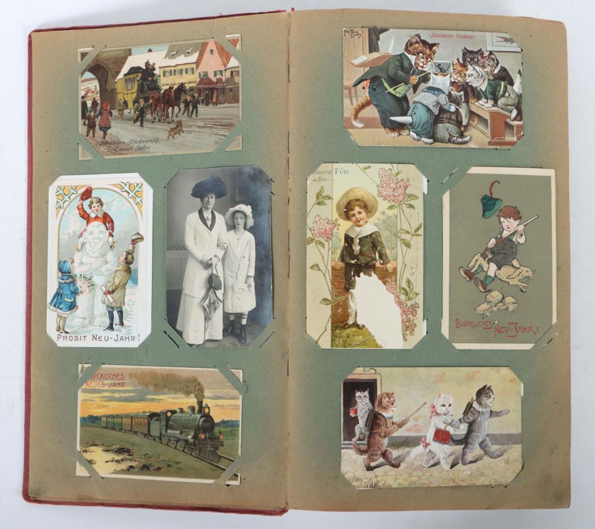 Postkartenalbum des Grafen Wilhelm zu - Image 3 of 9