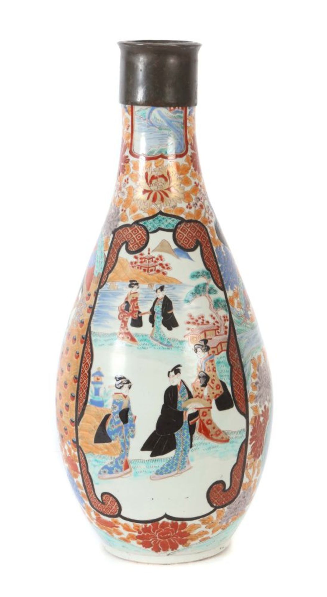 Bodenvase China, 19./20. Jh., heller