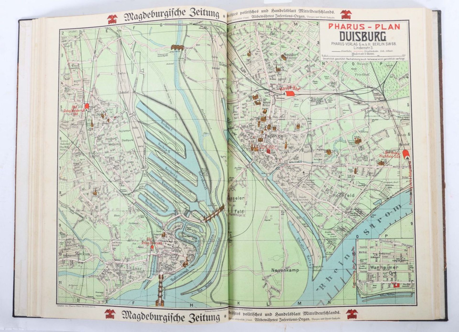 Pharus-Atlas Inhalts-Verzeichnis - Bild 4 aus 4