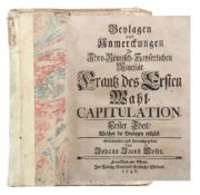 Moser, Johann Jacob (Hrsg.) Beylagen