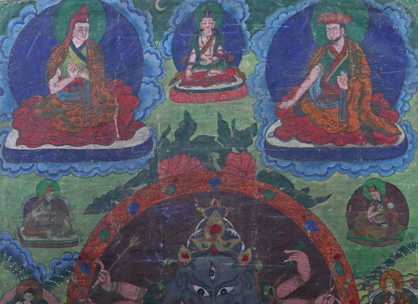 Thangka "Ganesha" Indien, 20. Jh., - Image 3 of 5