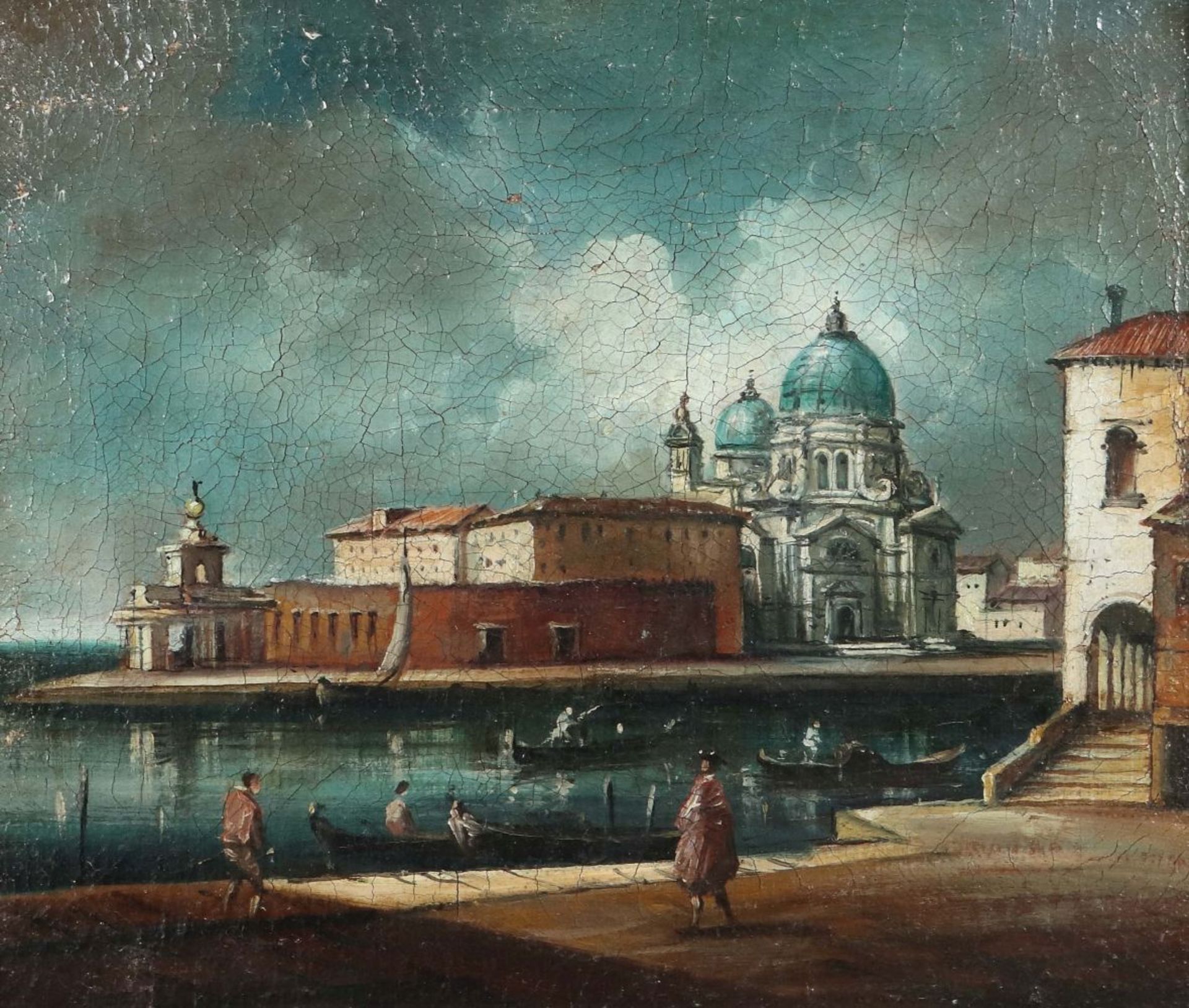 Maler des 19. Jh. "Venedig", Blick auf