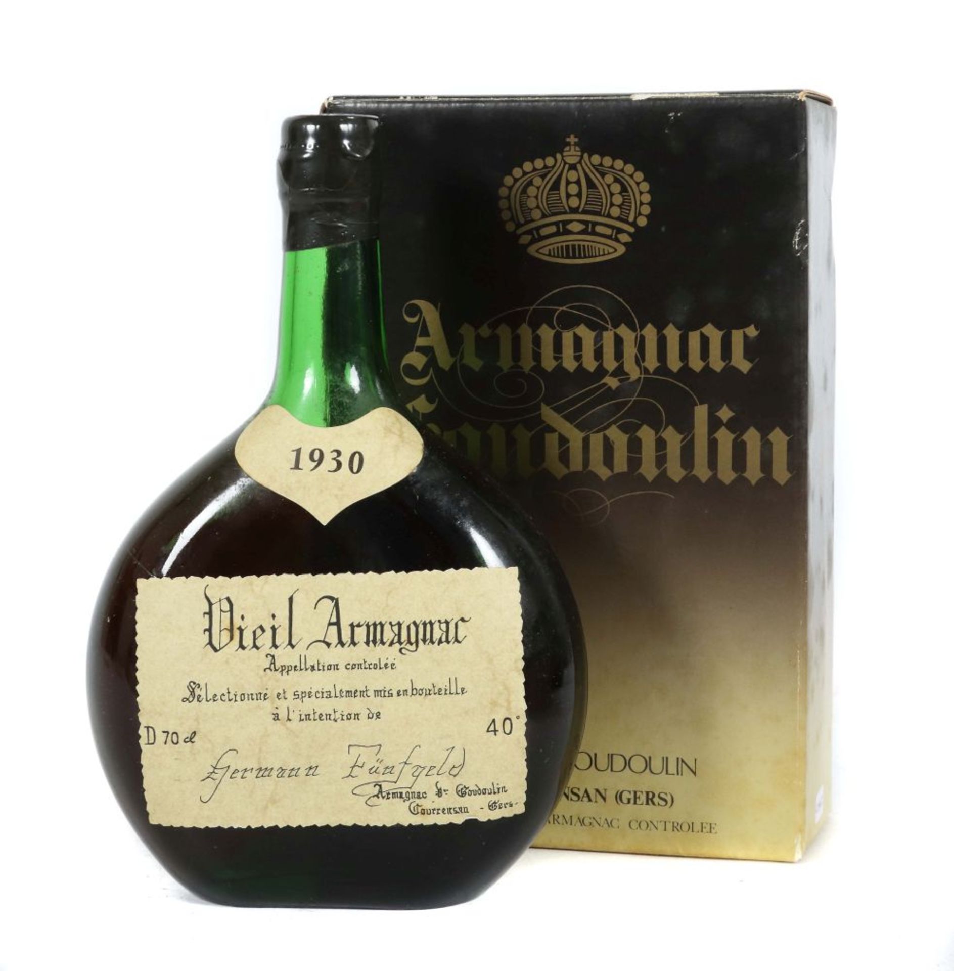 Vieil Armagnac Veuve Goudoulin,