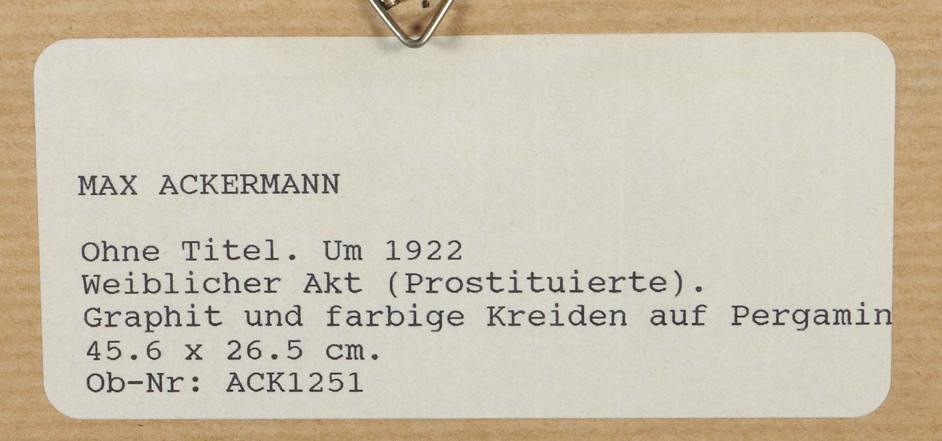 Ackermann, Max Berlin 1887 - 1975 - Image 3 of 3