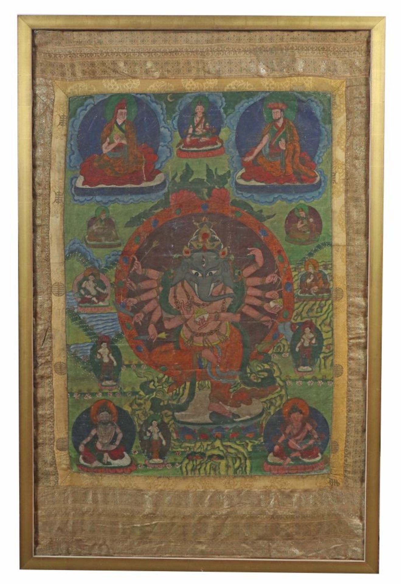 Thangka "Ganesha" Indien, 20. Jh., - Bild 2 aus 5