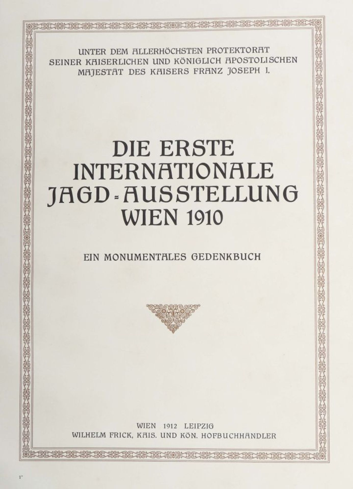 Erste Internationale Jagd-Ausstellung - Bild 2 aus 4