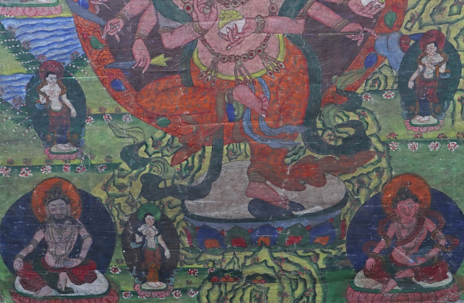 Thangka "Ganesha" Indien, 20. Jh., - Image 5 of 5