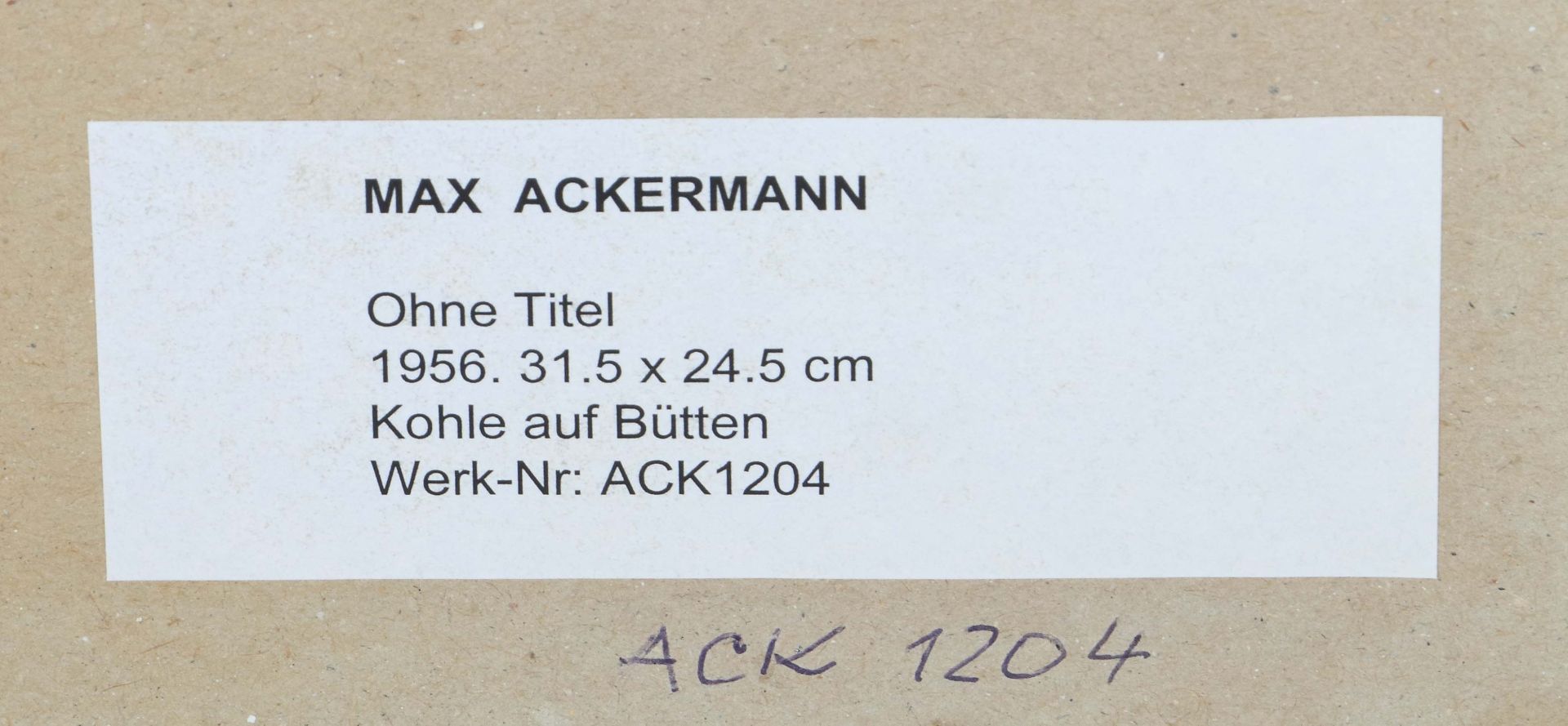 Ackermann, Max Berlin 1887 - 1975 - Bild 4 aus 4