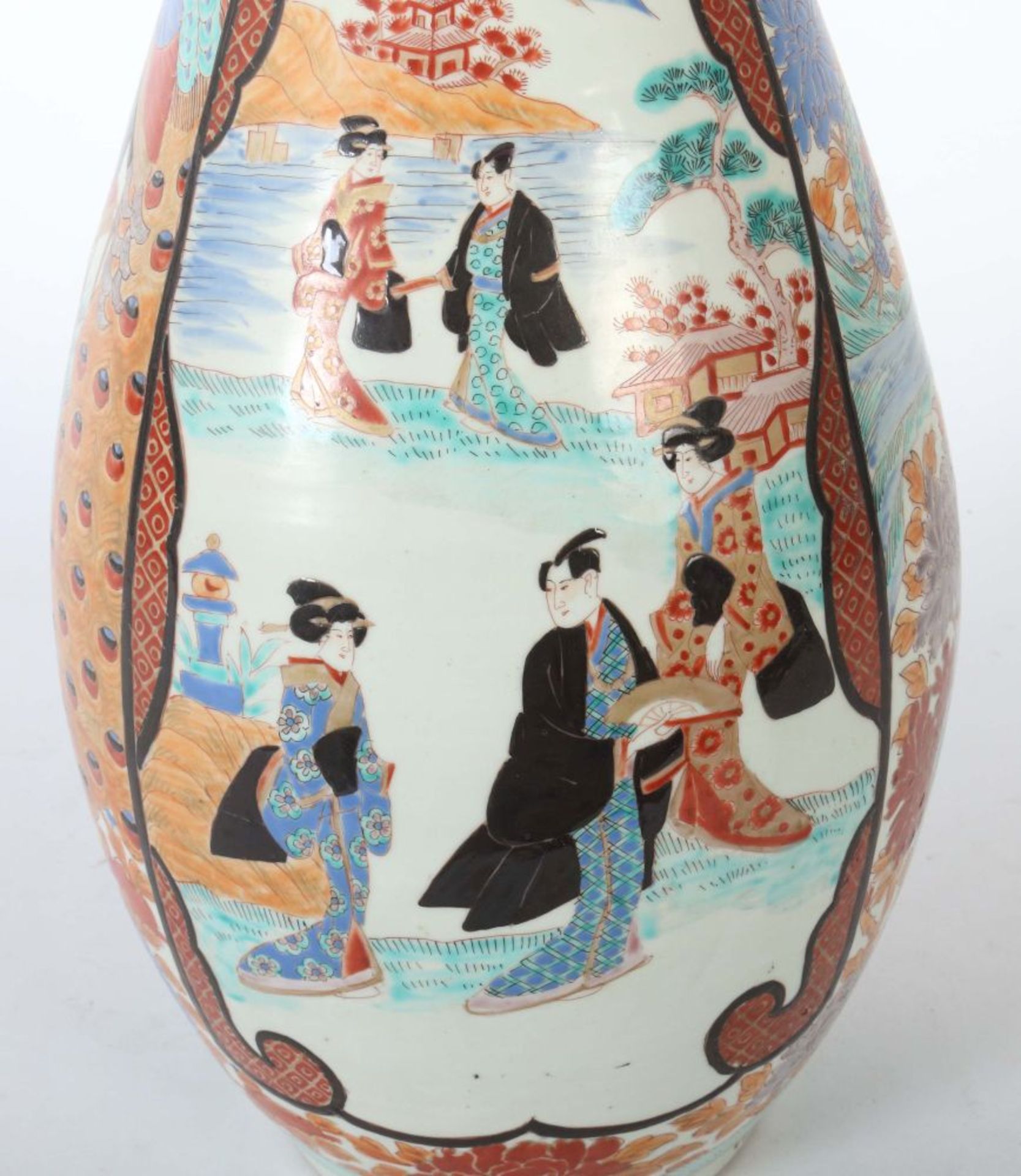 Bodenvase China, 19./20. Jh., heller - Bild 2 aus 5