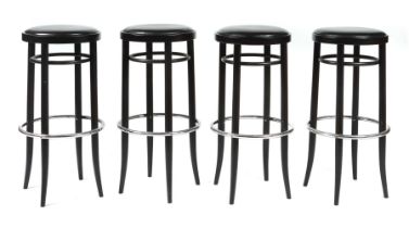 Vier Thonet-Barhocker Frankenberg,