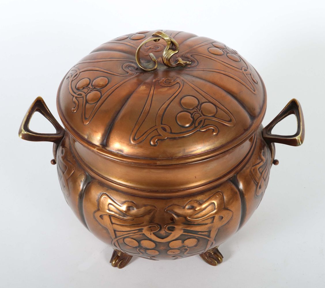 Jugendstil-Bowle Anfang 20. Jh., - Image 2 of 2