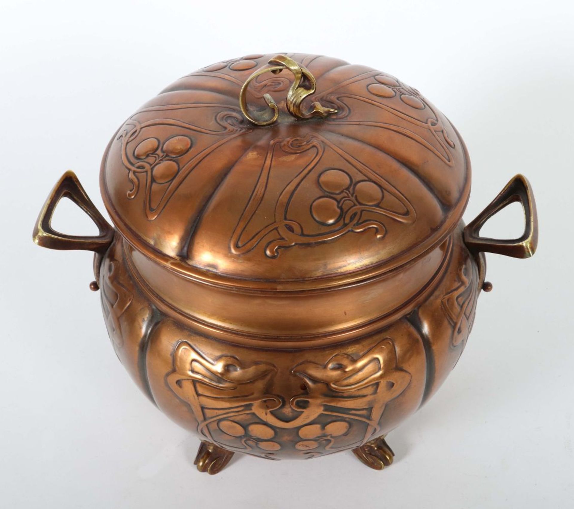 Jugendstil-Bowle Anfang 20. Jh., - Bild 2 aus 2