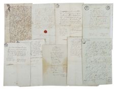 Konvolut Handschriften Kaufbrief,