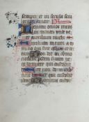 Buchseite wohl 14./15. Jh.,