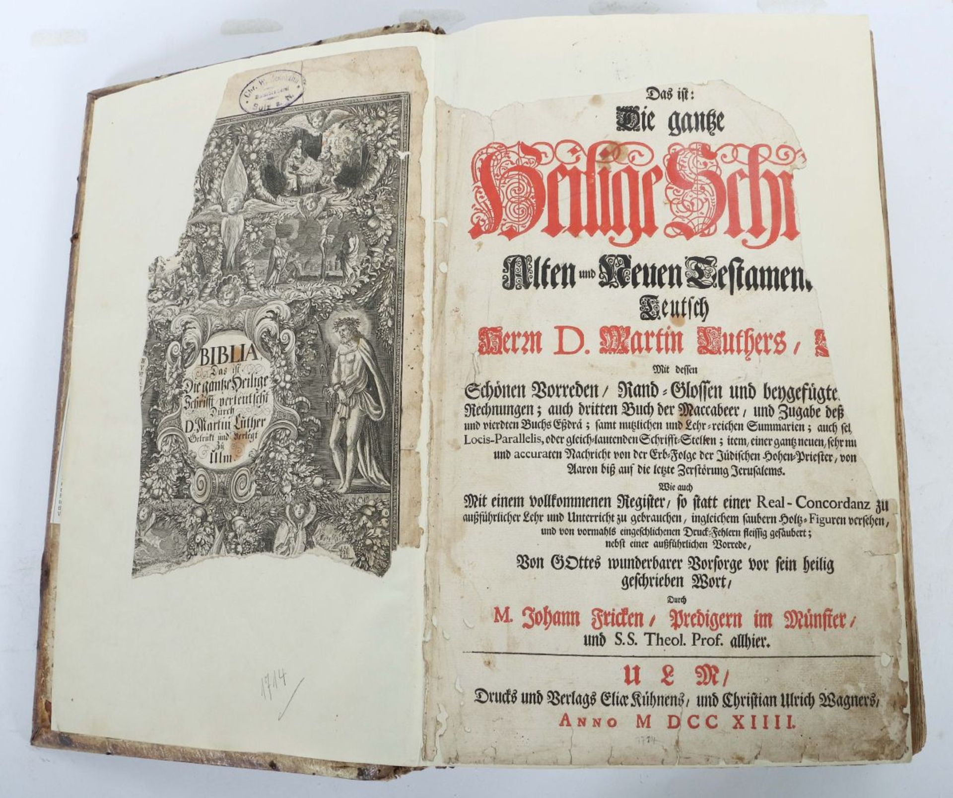 Biblia Das ist: Die gantze Heilige - Bild 2 aus 4