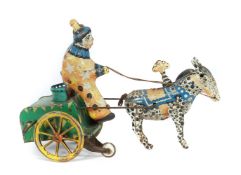 Clown auf Pferdegespann Lehmann Kopie,