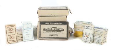Gr. Konvolut Spielkarten 1.H. 20. Jh.,