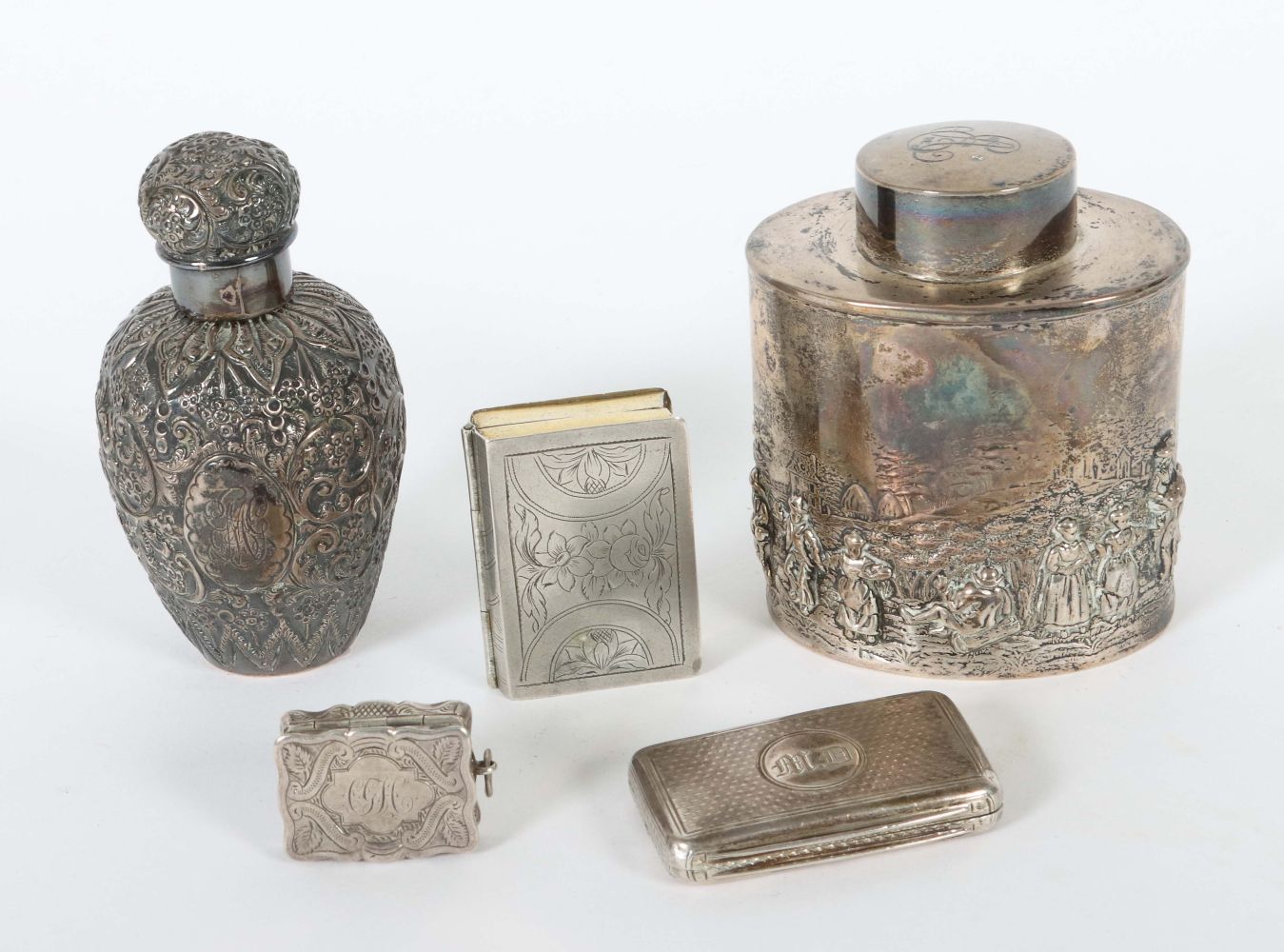 Konvolut Silber meist England um 1900,