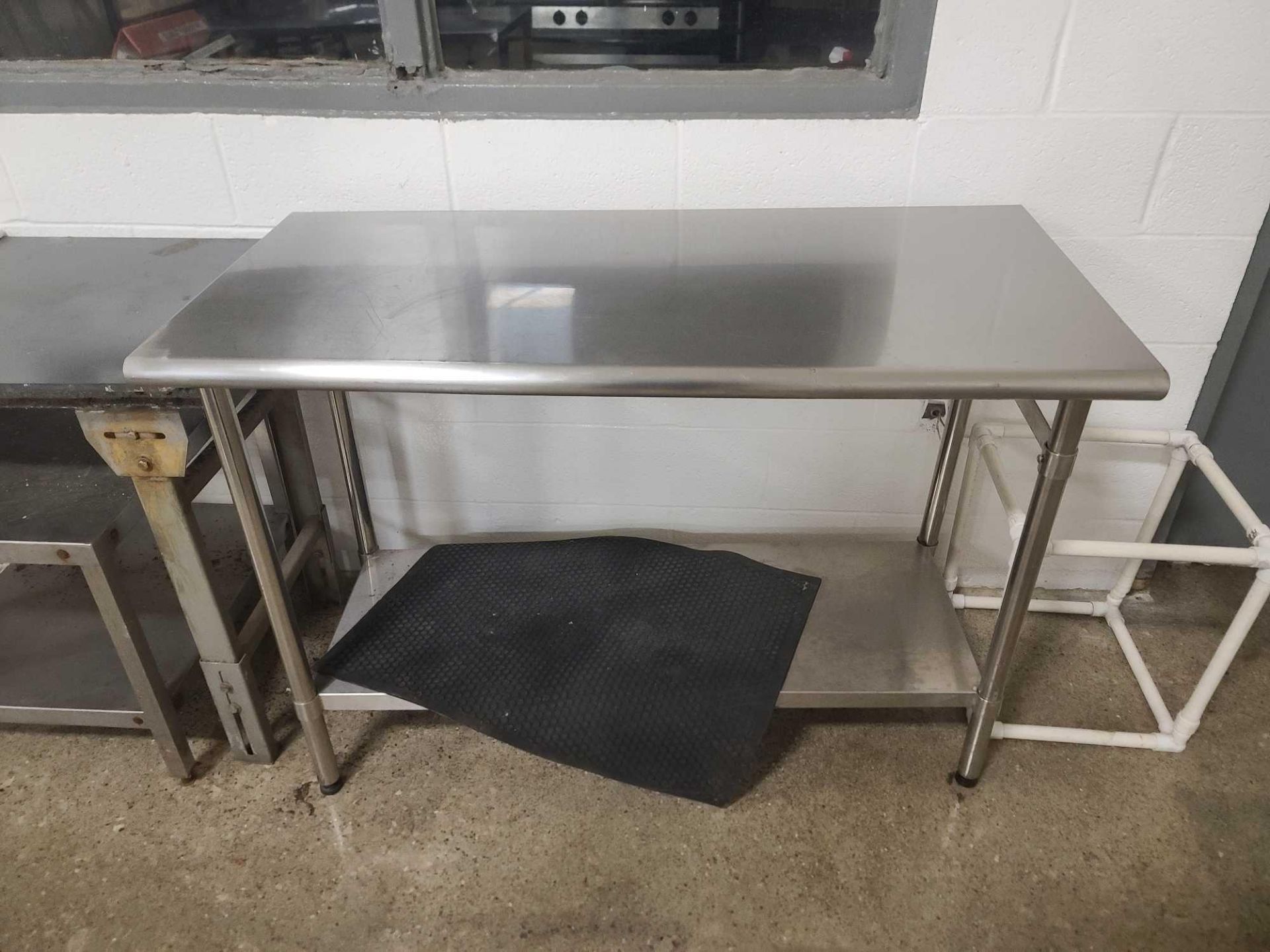 Five Stainless Steel Tables - Image 9 of 11