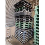 Lot of Plastic Pallets Various Sizes