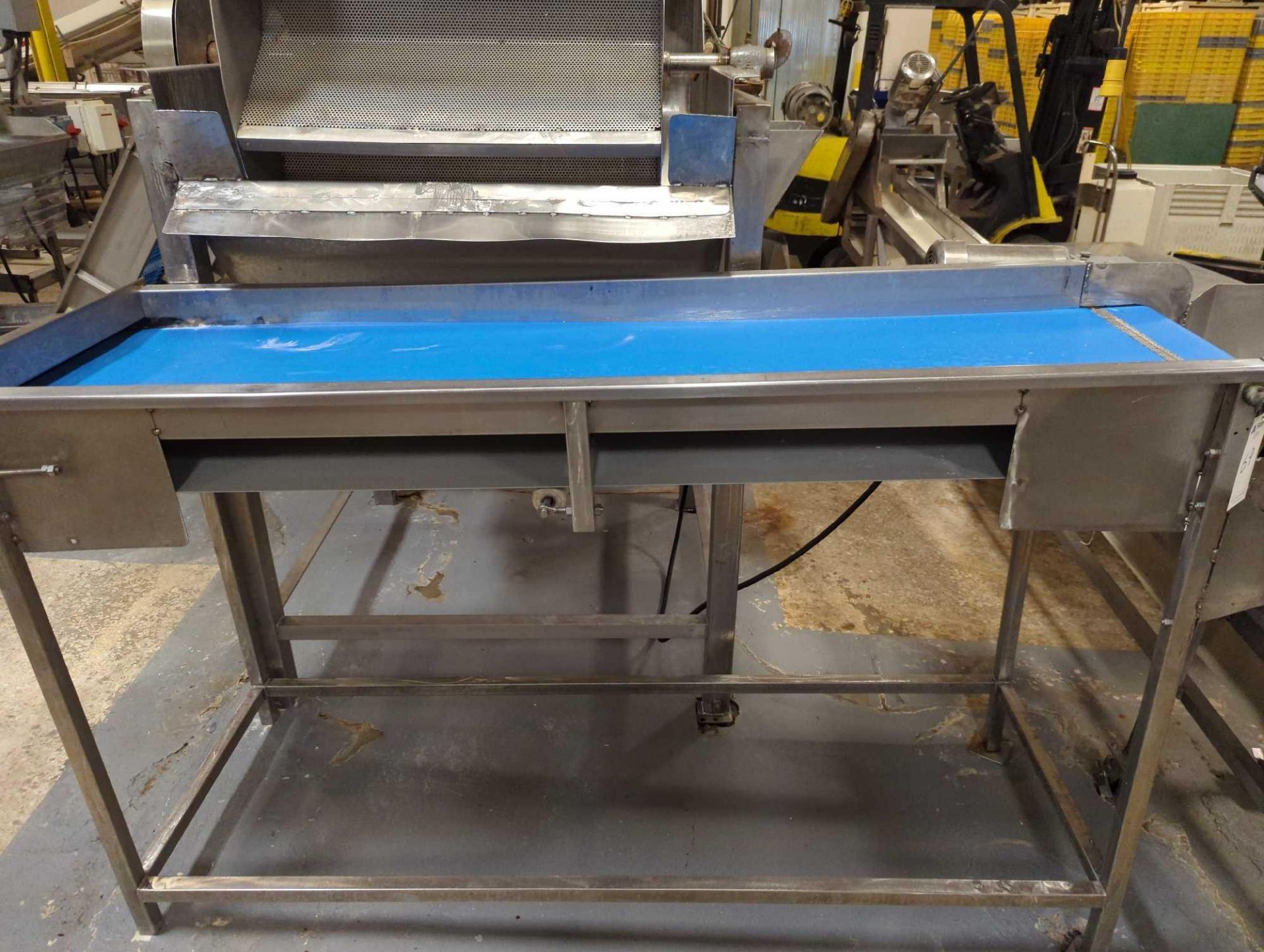 Sanitary Blue Belt Conveyor - Image 2 of 11