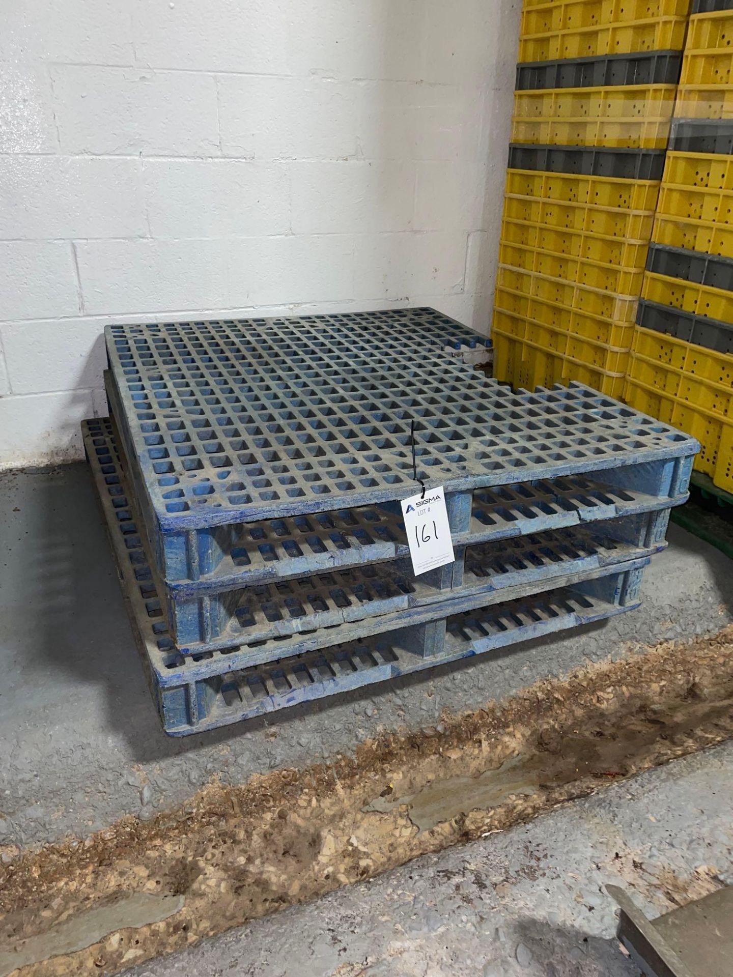 Lot of 3 Plastic Pallets - Image 2 of 2